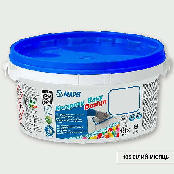 Клей-зат Kerapoxy Easy Design 0103/1,5кг (1 сорт)