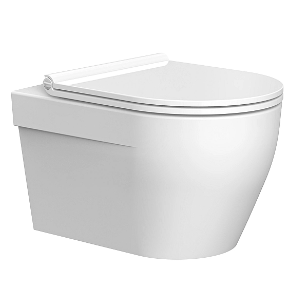 3020110 LAGUNA Підвісний безобідковий унітаз+кришка quick-fix, soft-close (1 сорт)