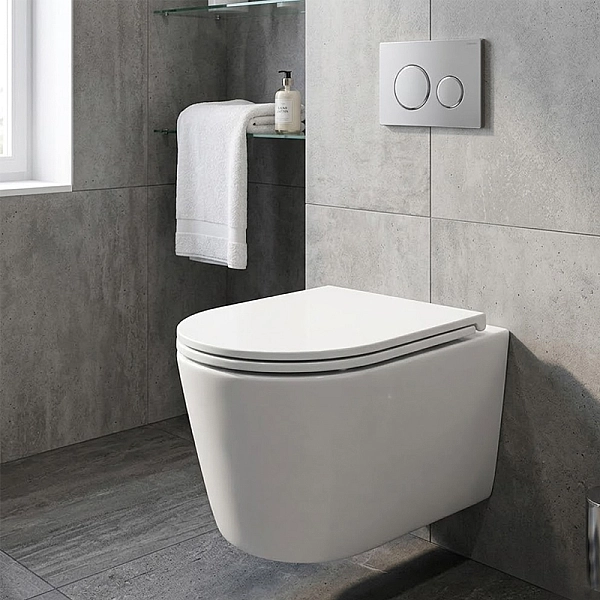 320150 STYLE Унітаз підвісний безобідковий з кришкою soft close, Vortex Flush (1 сорт) - Фото - 7