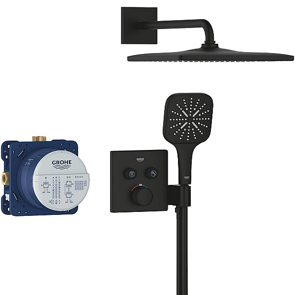 34865KF0 SmartControl Душова система з термостатом, чорний матовий (1 сорт) - Фото - 2