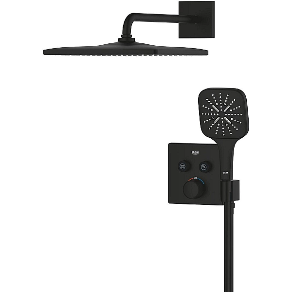 34865KF0 SmartControl Душова система з термостатом, чорний матовий (1 сорт) - Фото - 3