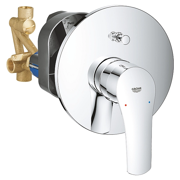UA26415SC11  Eurosmart  Комплект для душу вбудованого монтажу Tempesta 250, 3 споживачі, хром, 4 пак (1 сорт) - Фото - 2