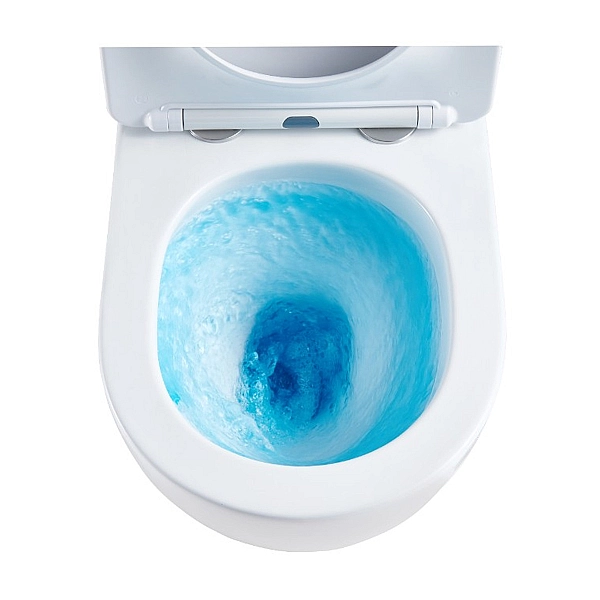 DFL0460111W Flow Унітаз підвісний 495*365*365mm з кришкою soft-close, Vortex Flush, білий глянець (1 сорт) - Фото - 10