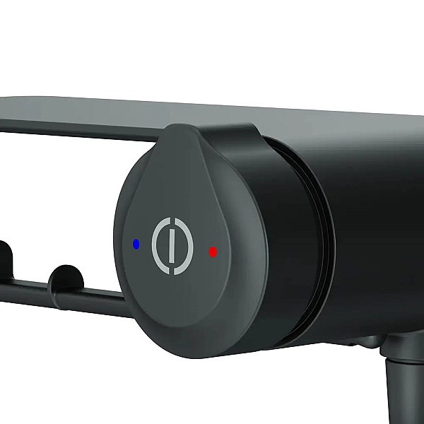 F0H85A822 X-Joy TouchReel, гіг набір зі зм-ем д/душ з полиц, трим туал.папер, гіг.душ,тримач, чорний мат (1 сорт) - Фото - 2