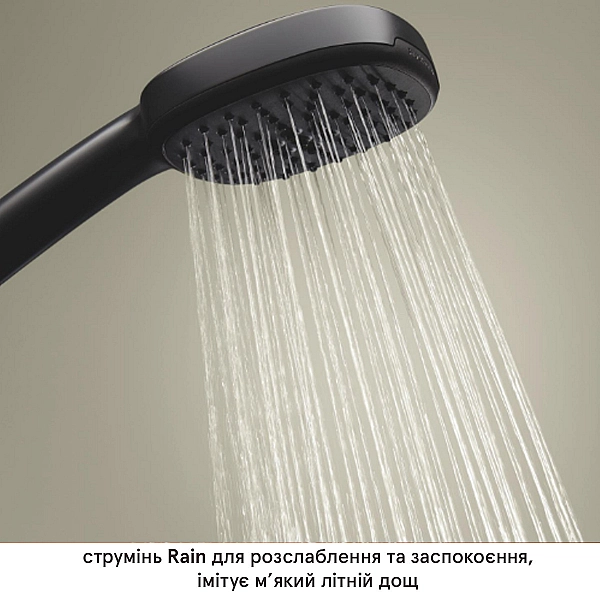 1018142430 Cubeo Змішувач одноважільний для ванни з ручним душем, чорний матовий (1 сорт) - Фото - 11