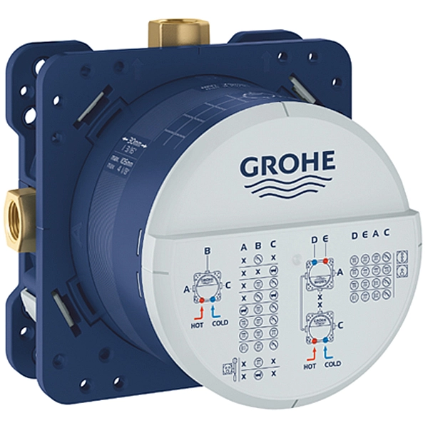 UA26415SC6  Grohtherm SmartControl Набір для комплектації душу, 3 споживачі (1 сорт) - Фото - 6