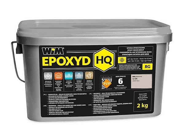 Зат WIMEPOXYD HQ 1/34 2кг св-беж (1 сорт)