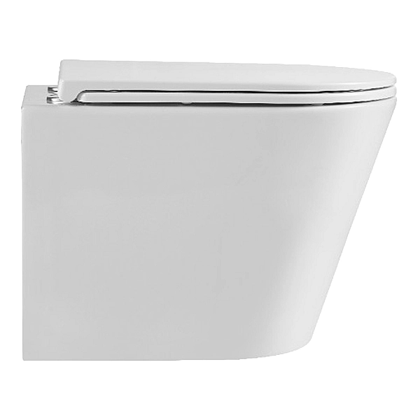 DCA0530111W Calma Унітаз підвісний 515x355x365mm з кришкою soft-close, Vortex Flush, білий глянець (1 сорт) - Фото - 4