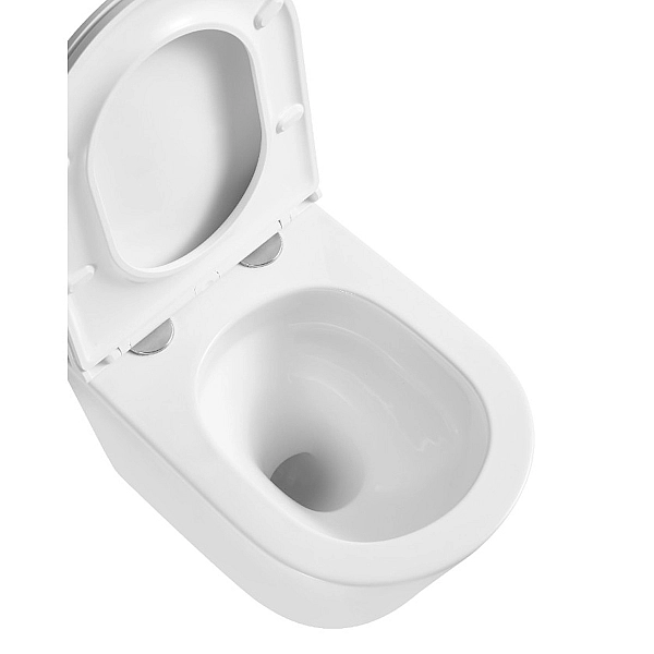 DCA0530111W Calma Унітаз підвісний 515x355x365mm з кришкою soft-close, Vortex Flush, білий глянець (1 сорт) - Фото - 14