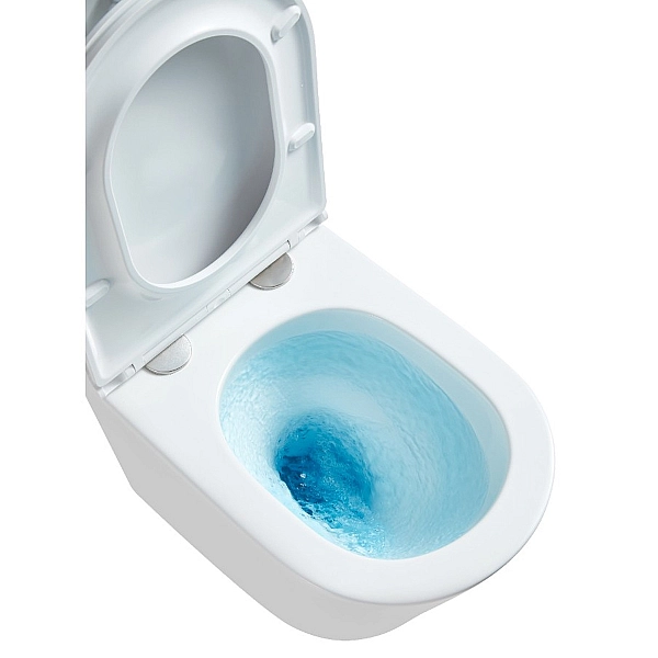 DCA0530111W Calma Унітаз підвісний 515x355x365mm з кришкою soft-close, Vortex Flush, білий глянець (1 сорт) - Фото - 15