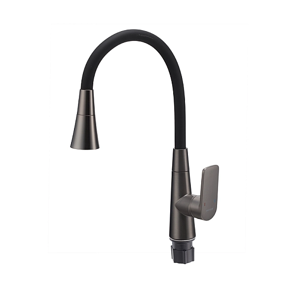 Змішувач для кухні Mixxus Premium Matis 011-T (NUT) Graphite Refl.Black (Колір граф.+сил.вилив чорн) (MI8268) - Фото - 7