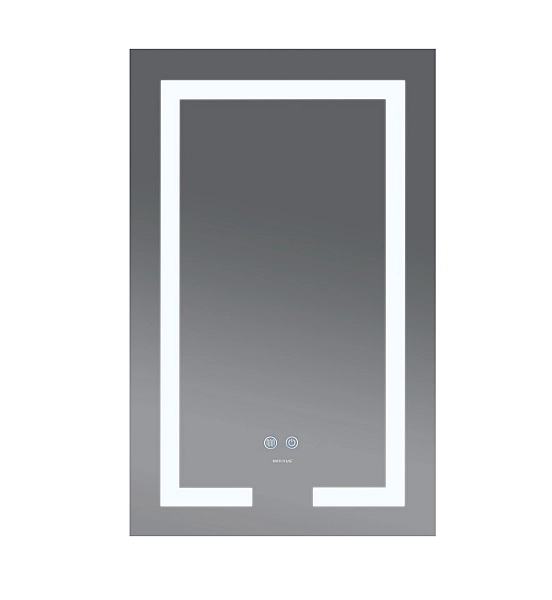 Дзеркало Mixxus HARD MR07-50x80 з Led Touch, Anti-fog, димером, регулятором яскравості (MX9992) - Фото - 4