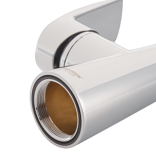 Змішувач для кухні Mixxus Premium Matis 011-T (NUT) Refl.Gray (Колір хром+силік.вилив сірий) (MI8267) - Фото - 5