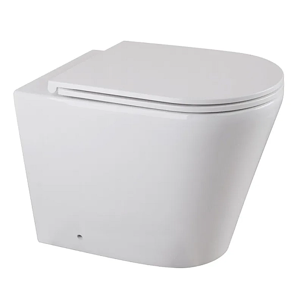 Унітаз підлоговий безбачковий Mixxus Premium Bevel-0702-T3 555х365х410mm система змиву Tornado 3.0 (MP6715)
