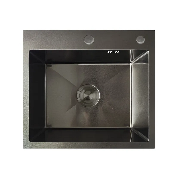 Мийка з нержавіючої сталі Mixxus MH5045 Decor Graphite (3.0/0.8) колір графіт (MI8310)