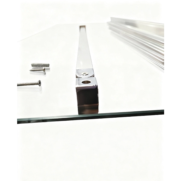 Шторки скляні на ванну розсувні Koer SR BS06-120x150-TR-01 прозоре скло Easy Clean 6мм, хром (KR5945) - Фото - 17