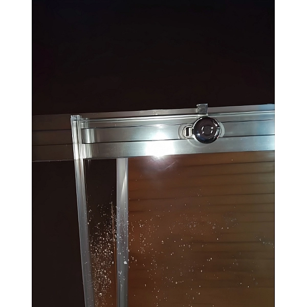 Шторки скляні на ванну розсувні Koer SR BS06-120x150-TR-01 прозоре скло Easy Clean 6мм, хром (KR5945) - Фото - 7