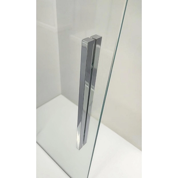 Шторки скляні на ванну розсувні Koer SR BS06-120x150-TR-01 прозоре скло Easy Clean 6мм, хром (KR5945) - Фото - 9