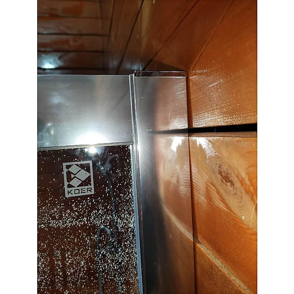 Шторки скляні на ванну розсувні Koer SR BS06-120x150-TR-01 прозоре скло Easy Clean 6мм, хром (KR5945) - Фото - 11