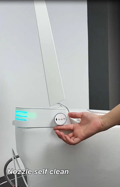 Унітаз-біде підлоговий з електронним управлінням Koer TB-0201 Smart 675x400x450mm із вбудованим бачком (KR6071) - Фото - 6