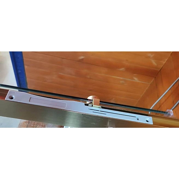 Шторки скляні на ванну розсувні Koer SR BS06-120x150-TR-12 прозоре скло Easy Clean 6мм, матове золото (KR5946) - Фото - 8