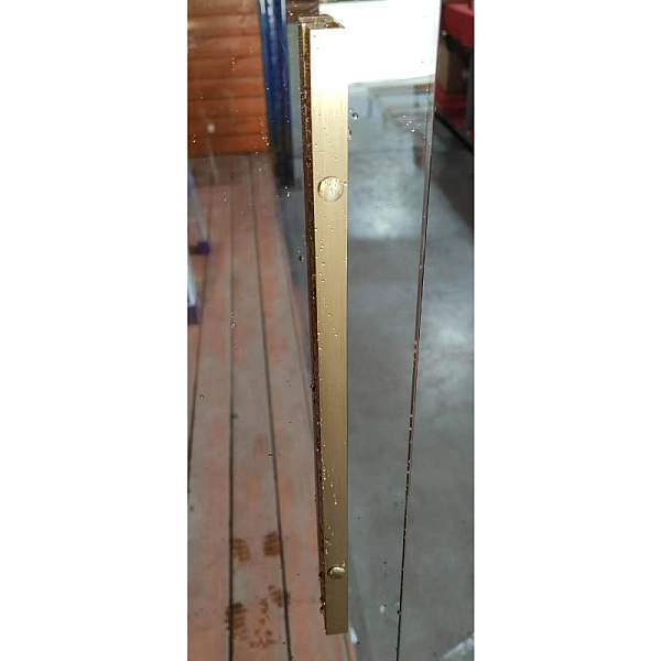 Шторки скляні на ванну розсувні Koer SR BS06-120x150-TR-12 прозоре скло Easy Clean 6мм, матове золото (KR5946) - Фото - 19