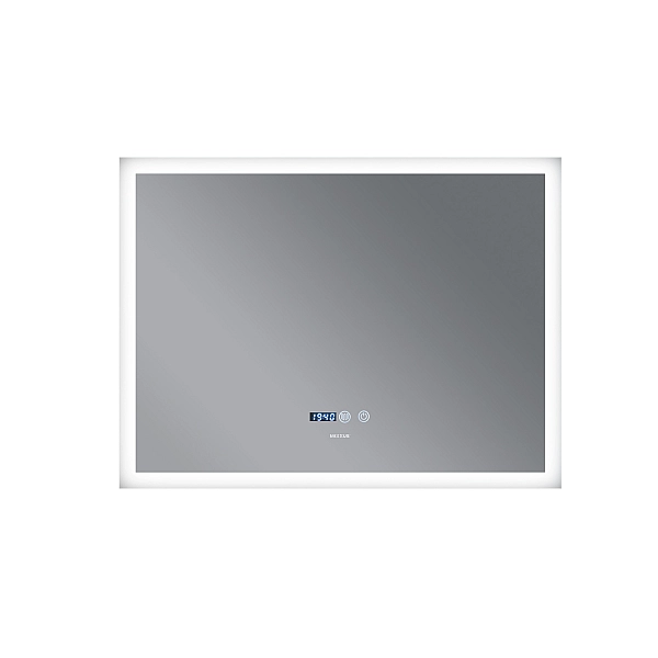 Дзеркало Mixxus FLAT MR04-80x60 з Led Touch, Anti-fog, димером, регулятором яскравості, годинником (MI6928) - Фото - 5