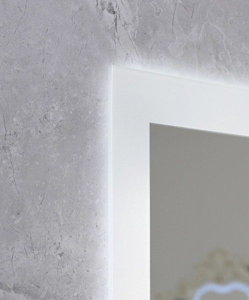 Дзеркало Mixxus FLAT MR04-80x60 з Led Touch, Anti-fog, димером, регулятором яскравості, годинником (MI6928) - Фото - 15