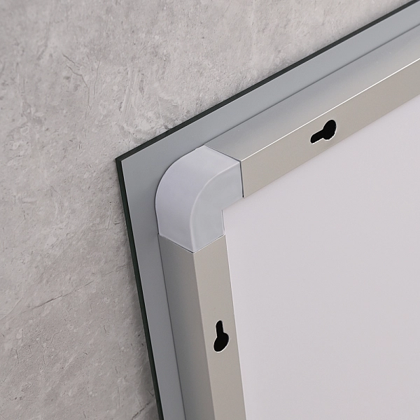 Дзеркало Mixxus WARM MR02-100x80 з Led Touch, Anti-fog, димером, регулятором яскравості, годинником (MI6935) - Фото - 7