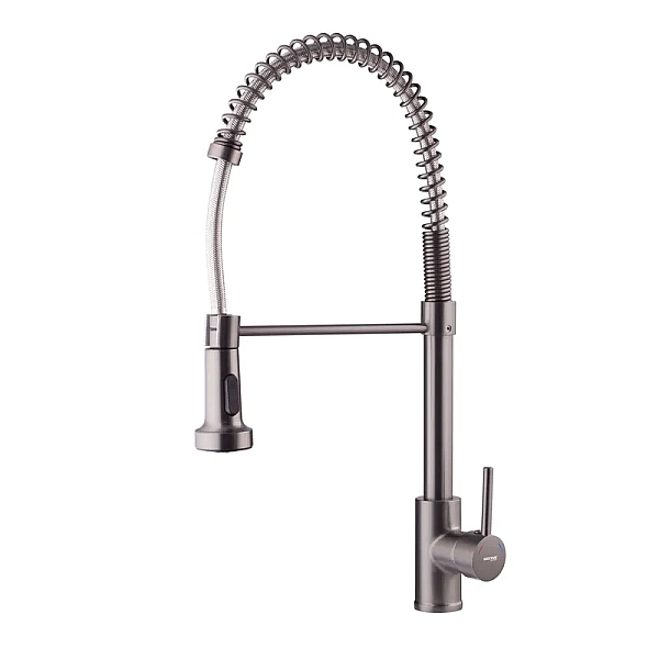 Змішувач для кухні з виливом пружина Mixxus Premium SPRING 017 GRAPHITE (MI6952)