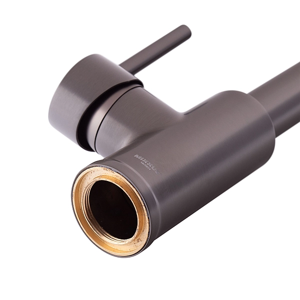Змішувач для кухні з виливом пружина Mixxus Premium SPRING 017 GRAPHITE (MI6952) - Фото - 8