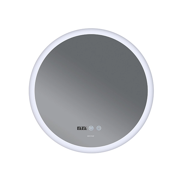 Дзеркало Mixxus PLAIN MC10-80 з Led Touch, Anti-fog, димером, регулятором яскравості, годинником (MI6932) - Фото - 11