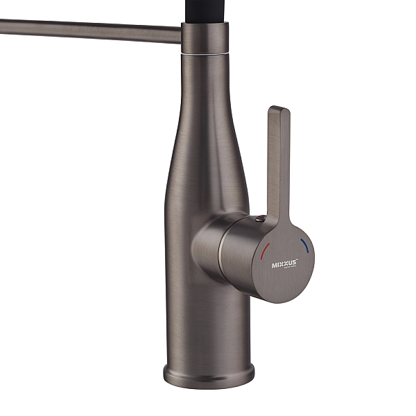 Змішувач для кухні Mixxus Premium Summer 017 GRAPHITE REFL.BLACK (MI6962) - Фото - 2