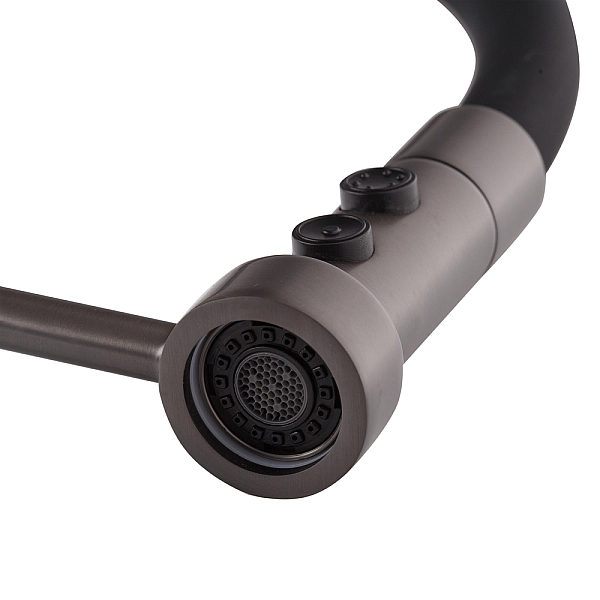 Змішувач для кухні Mixxus Premium Summer 017 GRAPHITE REFL.BLACK (MI6962) - Фото - 3