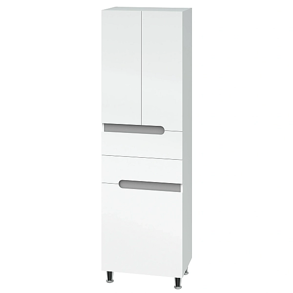 "Верона" Пенал 60х40 корзина, 2 шухляди сірий