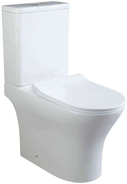 Унітаз-компакт Mixxus WAVE-0402-T3 650x350x830mm система змиву TORNADO 3.0 (MI7037) - Фото - 3