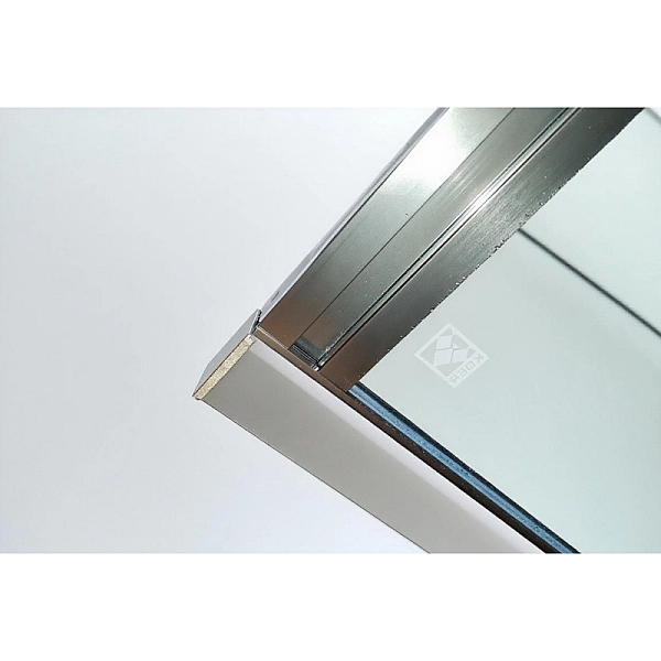 Шторки скляні на ванну розсувні Koer SR BS06-120x150-TR-07 прозоре скло Easy Clean 6мм, графіт (KR5947) - Фото - 3