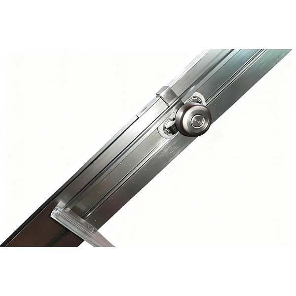 Шторки скляні на ванну розсувні Koer SR BS06-120x150-TR-07 прозоре скло Easy Clean 6мм, графіт (KR5947) - Фото - 2