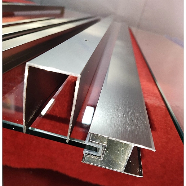 Шторки скляні на ванну розсувні Koer SR BS06-120x150-TR-07 прозоре скло Easy Clean 6мм, графіт (KR5947) - Фото - 9