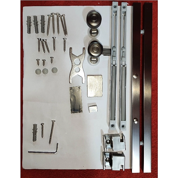 Шторки скляні на ванну розсувні Koer SR BS06-120x150-TR-07 прозоре скло Easy Clean 6мм, графіт (KR5947) - Фото - 16