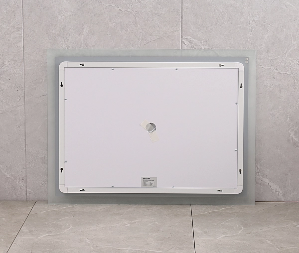 Дзеркало Mixxus FLAT MR04-100x80 з Led Touch, Anti-fog, димером, регулятором яскравості, годинником (MI6927) - Фото - 10