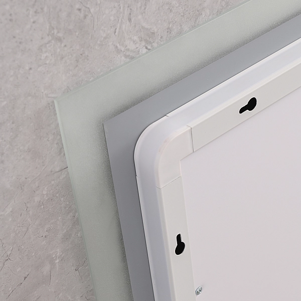 Дзеркало Mixxus FLAT MR04-100x80 з Led Touch, Anti-fog, димером, регулятором яскравості, годинником (MI6927) - Фото - 12