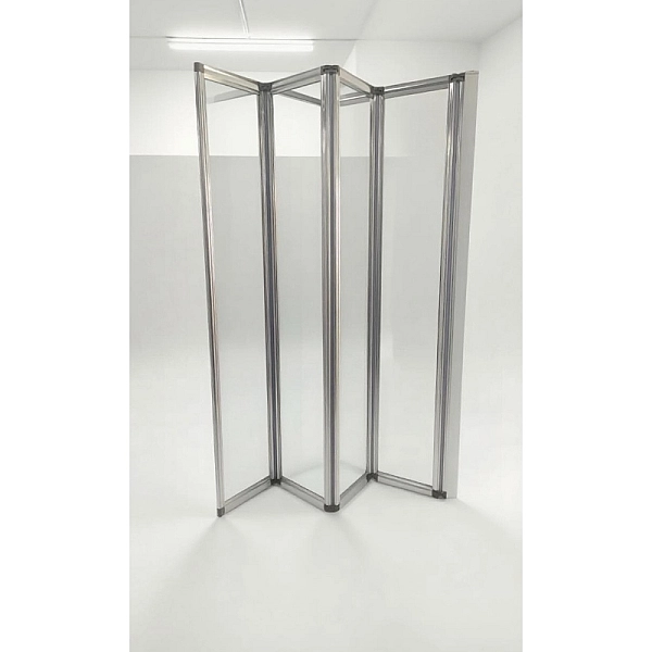 Шторки скляні на ванну складні Koer SR BS07-80x140-TR-01 прозоре скло Easy Clean 4мм, хром (KR5948) - Фото - 11