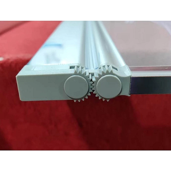 Шторки скляні на ванну складні Koer SR BS07-80x140-TR-01 прозоре скло Easy Clean 4мм, хром (KR5948) - Фото - 3