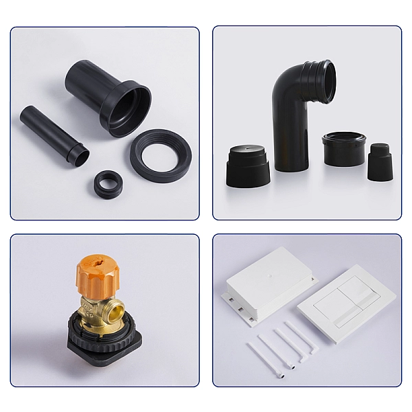 Комплект: Mixxus Premium Ellipse-SET-2102 (в 2 ящ) Унітаз система змиву Tornado 3.0+ Інсталяція Koer KT-0404 + панель KT-0604-01 Chrome (MP6690) - Фото - 7