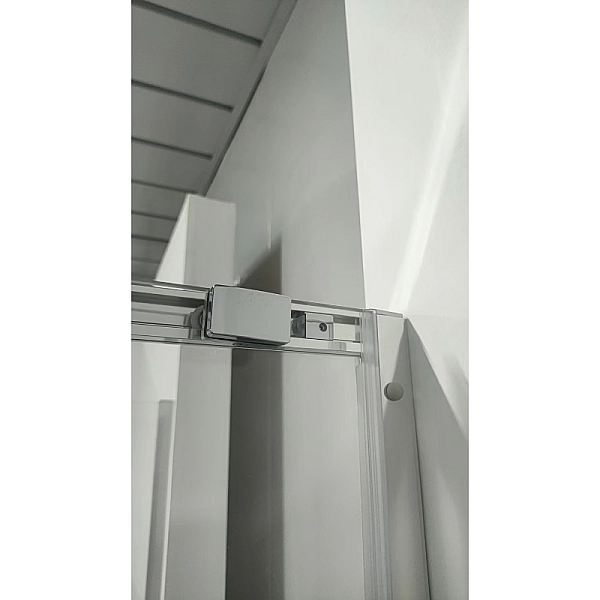 Душова кабіна без піддону Koer SR SC10-90x90x195-TR-01 прозоре скло Easy Clean 6мм, хром (KR5942) - Фото - 8