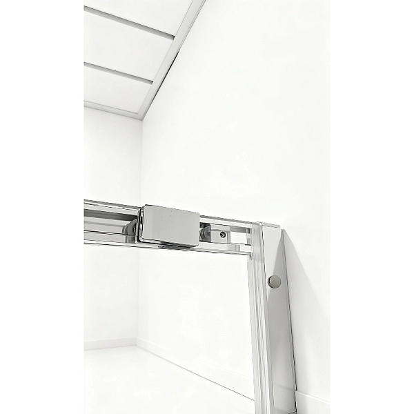 Душова кабіна без піддону Koer SR SC10-90x90x195-TR-01 прозоре скло Easy Clean 6мм, хром (KR5942) - Фото - 12