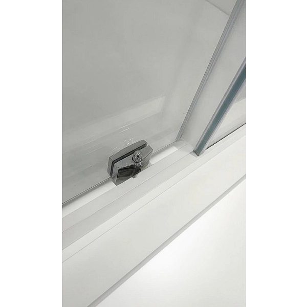 Душова кабіна без піддону Koer SR SC10-90x90x195-TR-01 прозоре скло Easy Clean 6мм, хром (KR5942) - Фото - 2