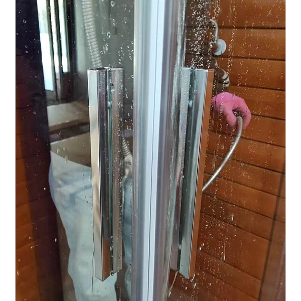 Душова кабіна без піддону Koer SR SC10-90x90x195-TR-01 прозоре скло Easy Clean 6мм, хром (KR5942) - Фото - 28