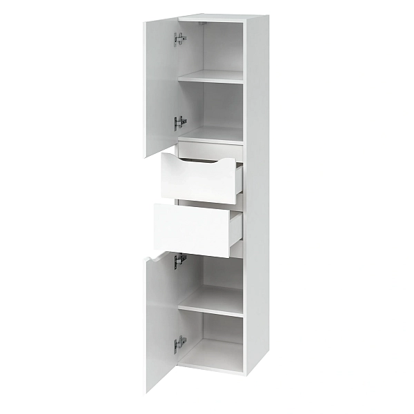 "Амелія" Пенал навісний 1600/350/350 білий Лв - Фото - 2